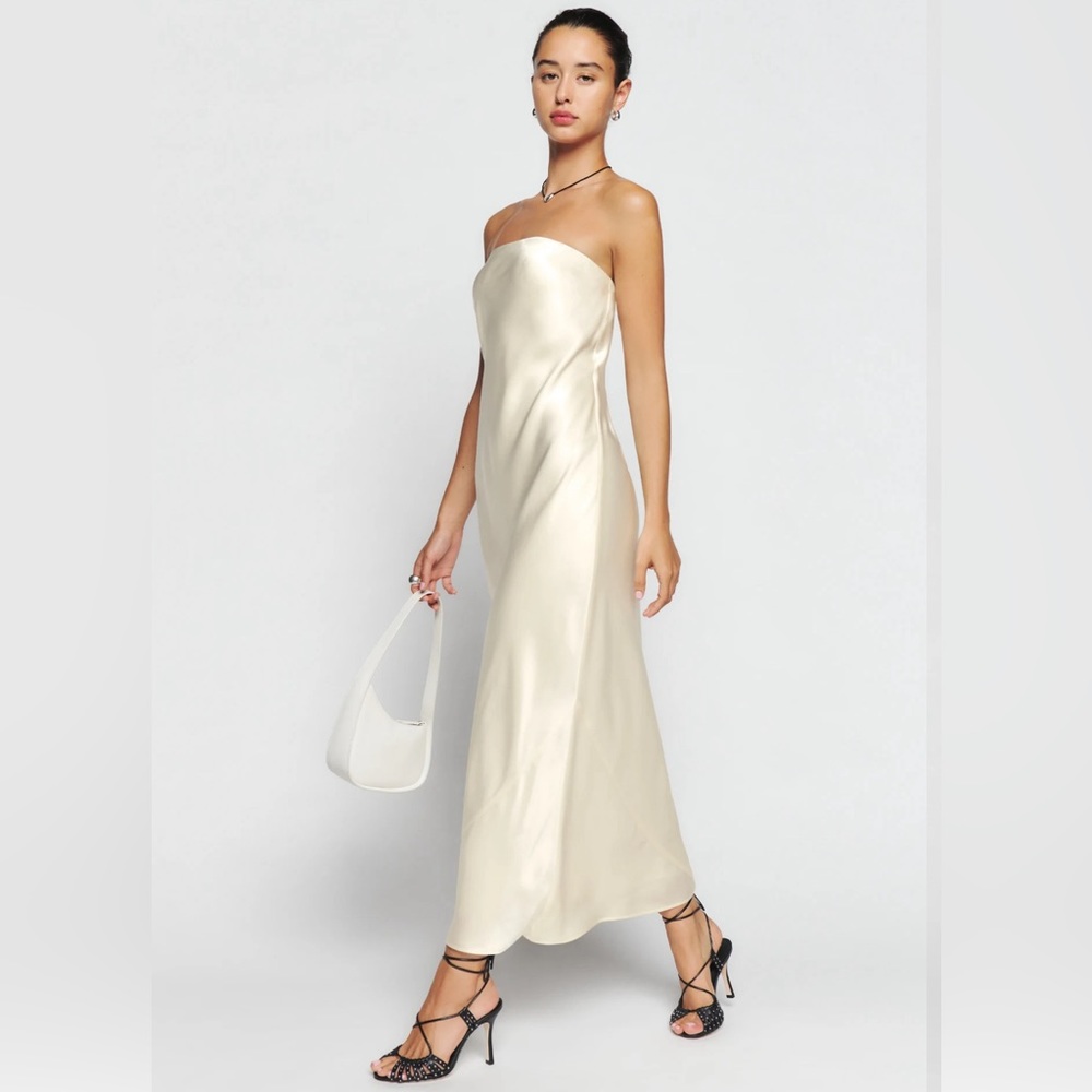 Reformation Joana Silk Dress